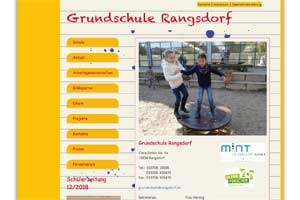 Screenshot Grundschule Rangsdorf